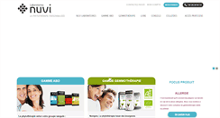 Desktop Screenshot of nuvi-laboratoires.com